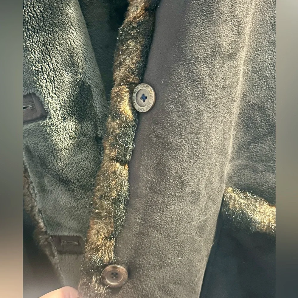 New York & Company Faux Fur Lined Winter Coat - Picture 8 of 16